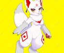 キャラクターの1枚絵・立ち絵・をお描きします ケモノ・獣人・人外も可能！ヘッダー・動画用のイラストにも！ イメージ5