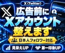 X・Twitter広告前にアカウント整形します 投稿だけじゃ足りない！広告を打つ前に数字も整えませんか？ イメージ7