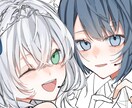 世界にひとつだけのイラストをお描きします sns用のアイコンのご依頼受付中!! イメージ2