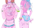 キャラクター立ち絵制作します キャラクターの立ち絵を制作いたします。 イメージ4