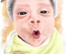大切なご家族を一生の思い出にします お祝いの贈り物にも最適！赤ちゃんを繊細に描きます イメージ2