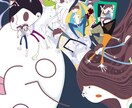 イメージのイラストを描きます。ます 独特な色使いで他とは違う作品です。 イメージ9
