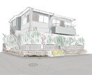 可愛い外観パース作れます お客様が喜ばれるようなパースを作ります イメージ3