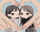 アイコン、サムネ等に♡最適なイラストを描きます 柔らかな雰囲気のイラスト♡お写真を元に作成も可能です！ イメージ7