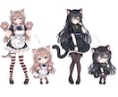 デフォルメキャラ制作いたします 創作活動、グッズ等に使える可愛いキャラをご提供 イメージ2