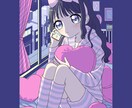 主線太めのポップなイラスト描きます アイコン・表紙・サムネイルなどに使うイラスト制作いたします。 イメージ2