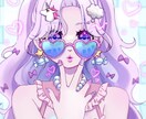 可愛い女の子のアイコン描きます SNS等でご使用いただける、かわいい女の子のアイコンです。 イメージ2