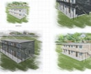屋根外壁塗装の3Dパース•立面図作成します 外壁塗装業社様必見！パース作成、建築数量算出！6点セット イメージ4