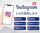 1か月間Instagramの運用をします リサーチや投稿作成からコメント・DM返信まで丸投げOK！ イメージ1