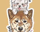 あなたのペットをイラストで残します グッズを作るのにもピッタリ！スケッチ風に仕上げます イメージ1