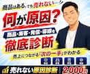 あなたの商品が売れない原因をプロが徹底診断します 商品？集客？もう迷わない！売上につながる次の一手を明確に イメージ1