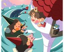 可愛い/かっこいい/チビキャラなどをお描きします アイコンや小説の挿絵、歌ってみた動画、立ち絵など是非༄ イメージ8