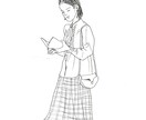 写真から~なんとなく似顔絵~を描きます 商用利用OK 名刺・チラシ またはプレゼント等にご活用下さい イメージ3