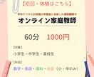 初回はこちら！オンライン家庭教師をします 学年ビリから旧帝国大学理系に合格した、現役プロ講師による指導 イメージ1