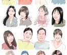似顔絵作成します 結婚証明書、ウェルカムスペースなどにいかがでしょうか イメージ2