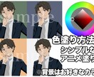 SNSに使えるシンプル配色なイラストを描きます SNSやブログや観賞用などにいかがですか？ イメージ3
