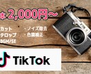 TikTok動画編集２,000円～承ります Shape Your HEART　～想いをかたちに～ イメージ1