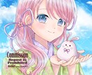 アイコンイラストお描きします 各種SNSアイコン・プロフィール画像に最適な正方形サイズ＊ イメージ4