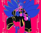 ビビッドなカラーのPOP GIRLを描きます みなさんの心をキラキラさせます！ イメージ6