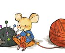 絵本の一場面のようなイラスト作成します 絵本のようなかわいいデザイン☆アイコンやヘッダー、挿絵にも♪ イメージ1