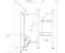 プランや図面を分かりやすいスケッチに起こします ライブカメラで実際に描くシーンを映しながら進めます。 イメージ7