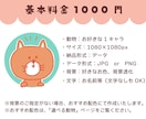 限定2名！選ぶだけ♪ゆるかわ動物アイコン作成します 最短即日納品◎SNSやブログにぴったりの癒し系アイコン♪ イメージ3