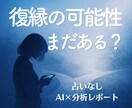 彼に連絡すべき？ロジックで答えを出します 【モニター特別価格1500円。5名限定！】4千字分析レポート イメージ1