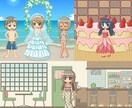 ドット絵で可愛いアバター風イラストを作成します。 イメージ2