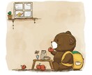 温かい、可愛いイラストをお描きします ほっこり温かい気持ちなれる絵をお届けします イメージ8