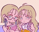 ポップでユニーク！可愛いイラストを制作します 商用利用可！MV、グッズなどにどうぞ♩ イメージ2