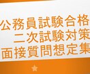 あなただけの公務員試験面接質問想定集をつくります ライバルに大きな差をつけるチャンス！ イメージ1