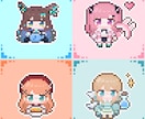 あなただけのドット絵を制作します 即日納品も可能です(๑°ㅁ°๑) イメージ10