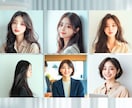 AI画像生成でSNSアイコン/ヘアモデル作成します リアル写真のような自然な人物画像生成 (女性男性ヘアスタイル イメージ4