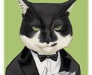 ペットのリアルで可愛い似顔絵描きます かっこいいペットの似顔絵です。 イメージ1
