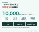 公開情報を調べ比較表とリストにします 出典URL・確認日・選定条件を付けて50件まで整理 イメージ6