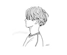 アンニュイお洒落なアイコン描きます メンズ用のSNSのアイコン✴︎ イメージ1