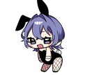 ミニキャラバニーを制作します オリキャラをミニキャラバニーに描きあげます イメージ3