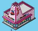 あなたのお店の外観を温かくポップなイラストにします 思わず足を運びたくなる。お店の「顔」を温かいタッチで描きます イメージ3