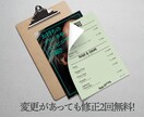 低価格！コンビニで印刷できるデータお作りします 変更があっても安心！納品後も2回まで修正します。 イメージ1