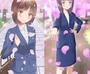 魅力的でおしゃれかわいい全身イラスト作成します 商業連載絵師が修正無制限で女の子中心に描きます イメージ3