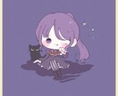 ミニキャラ×ふわふわくすみカラーを描きます 落ち着いた可愛い印象のミニキャラをお求めの方に！ イメージ7