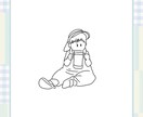 超シンプル♪おしゃれな線画作成します SNSアイコン／ウェルカムボード／グッズ化にも対応可能！ イメージ5