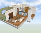 間取り図や3D俯瞰図を作成します マイホーム建築やリノベ用に、理想の間取り作成を手伝います イメージ1
