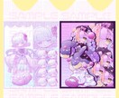 半お任せ形式のデフォルメ立ち絵イラストを描きます お好きな要素を3個お伝え頂きおまかせで作成させて頂きます！ イメージ3