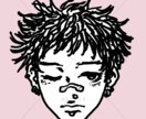 インパクトあり！モノトーンの人物イラスト描きます アイコン・似顔絵・表紙用等お気軽にご相談ください＾＾ イメージ2