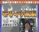動画のモザイク承ります 手作業による綺麗なモザイク処理 イメージ1