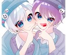 アイコン作成します キラキラとした目を引くイラストをお届けします✨ イメージ2
