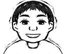はんこ絵風似の顔絵作成します SNSや名刺のアイコンに使用できるイラスト作成します イメージ2