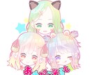 似顔絵、イラストアイコン描きます 似顔絵やキャラクター(版権不可)アイコン描きます！ イメージ1