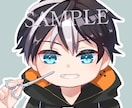 SNSアイコンおかきします ぷにっとしたほっぺがかわいい！オリキャラをアイコンにします！ イメージ2